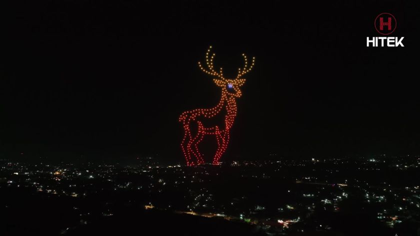 Hoạt cảnh con Nai Drone Light Show Đồng Nai