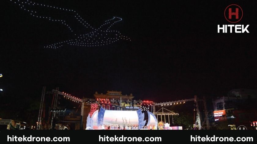 Hitek Drone (Hitek Group) đơn vị có kinh nghiệm thực hiện Drone Light Show tại Hải Phòng