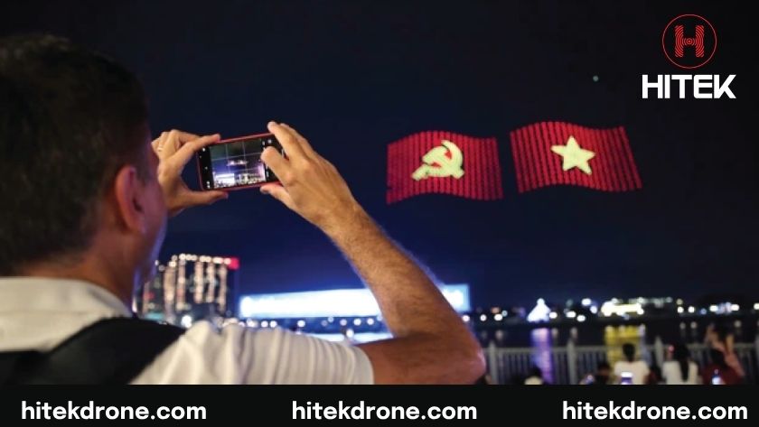 Drone Light Show Quốc Khánh 2/9/2024 tại TP.HCM do HD Bank tài trợ
