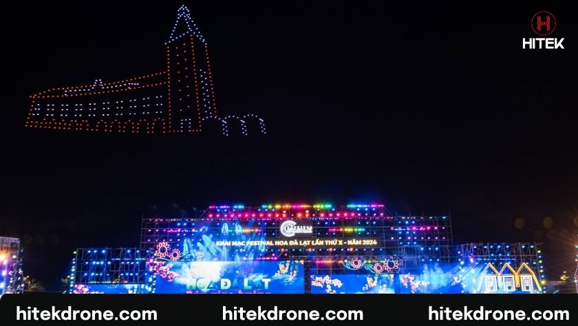 Hitek Drone từng thực hiện các buổi Drone Light Show khắp cả nước