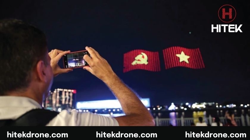 Hitek Drone với màn biểu diễn ấn tượng chào mừng 79 năm Quốc Khánh