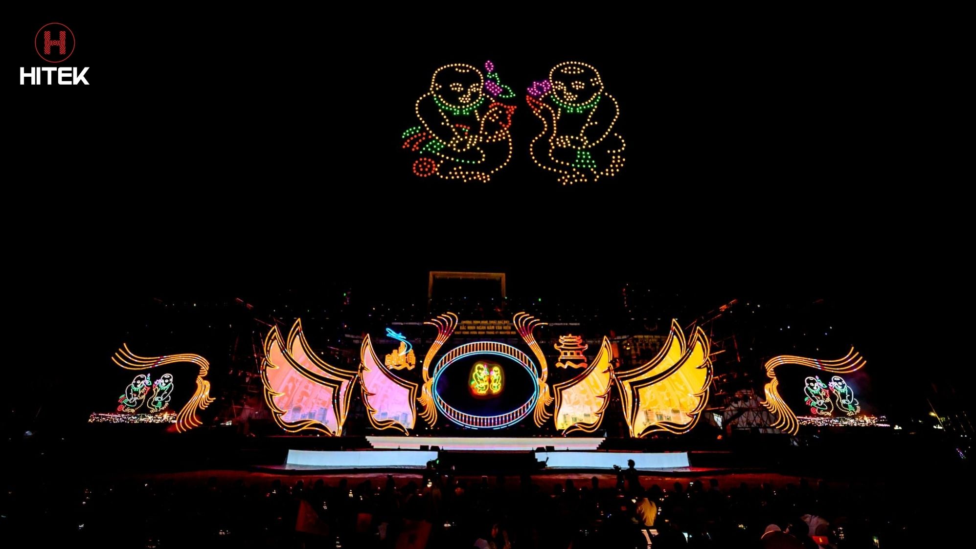Drone Light Show Thành Lập Tỉnh Bắc Ninh mới 2