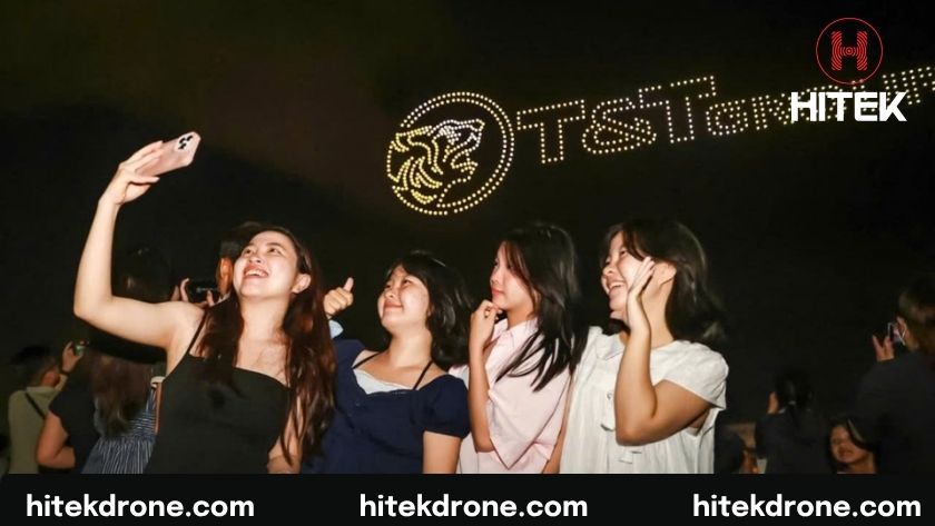 Sự kiện Drone Light Show T&T City Millennia (Tây Ninh) vào tối 09/08/2025, thực hiện bởi Hitek Drone