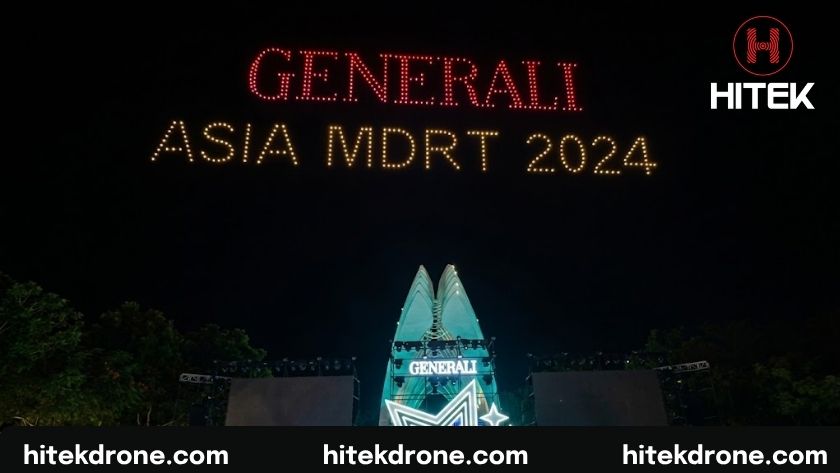 Báo giá chi phí thuê biểu diễn Drone light show cho ngành bảo hiểm