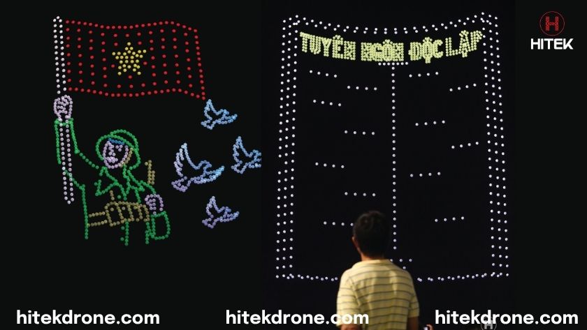 Chi chi biểu diễn Drone Light Show 2/9 Quốc Khánh không bị phụ phí 