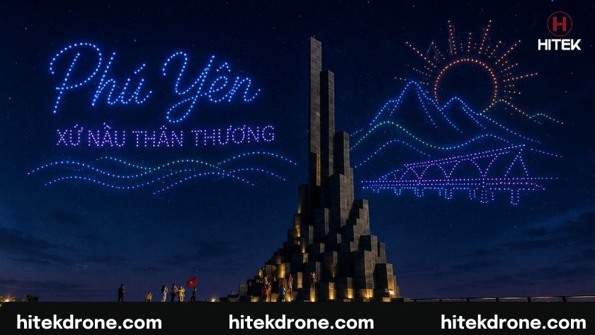 Hitek Drone hỗ trợ hoàn tất thủ tục xin phép bay Drone Light Show tại Phú Yên