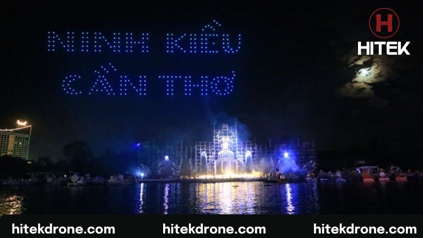 Drone Light Show Cần Thơ: Ngày Hội Du Lịch - Đêm Hoa Đăng Ninh Kiều Lần Thứ VII