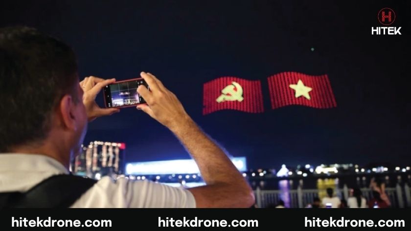 Hitek Drone - đơn vị có kinh nghiệm thực chiến cho các màn biểu diễn Drone Light Show 2/9 Quốc Khánh